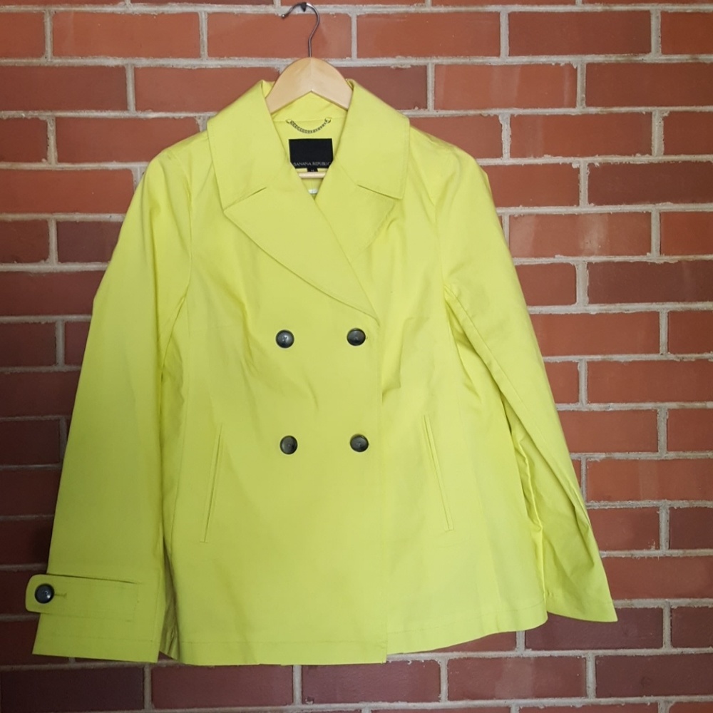 M lightweight peacoat/short trench coat